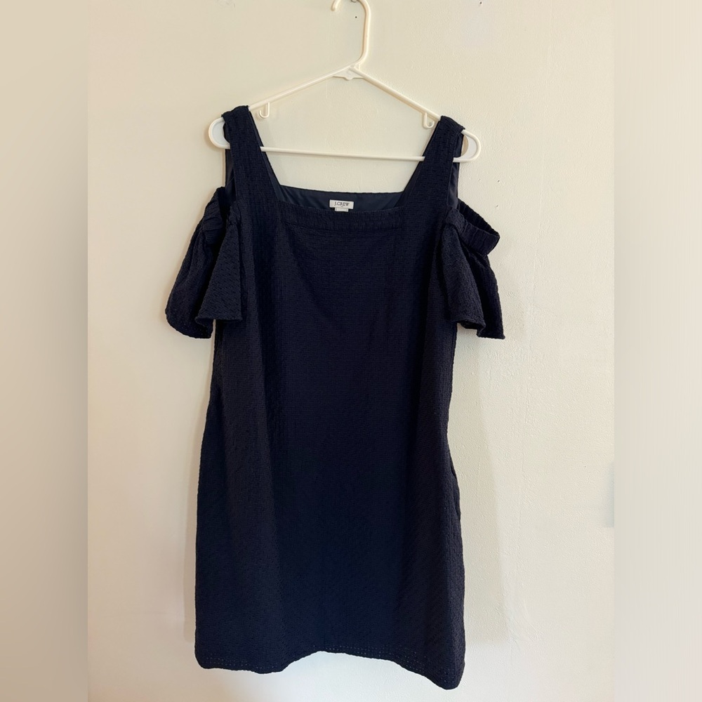 J Crew Size Large Cold Shoulder Dress